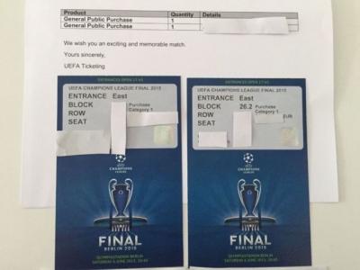 BOLI BIC Y REGALO 2 ENTRADAS CAT1 PARA LA FINAL DE LA CHAMPIONS